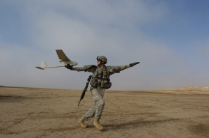 MQ-7 Raven small unmanned aircraft  (U.S. Army photo by Sgt. First Class Michael Guillory)